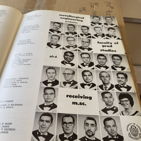 Vtg 1965 The University of Alberta Evergreen & Gold Yearbook - Picture 6 of 13